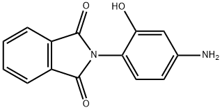 2-프탈리미도-5-아미노페놀 구조식 이미지