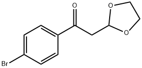 1-(4-Bromo-phenyl)-2-(1,3-dioxolan-2-yl)-ethanone Structure