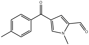 1-Methyl-4-[(4-methylphenyl)carbonyl]-1H-pyrrole-2-carbaldehyde Structure