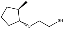 에탄티올,2-[(2-메틸시클로펜틸)옥시]-,트랜스-(9CI) 구조식 이미지
