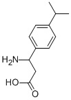 3-아미노-3-(4-이소프로필페닐)프로판산 구조식 이미지