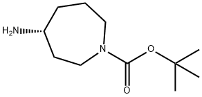 (R)-tert-부틸4-a미노아제판-1-카르복실레이트 구조식 이미지