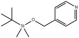 4-(TERT-BUTYLDIMETHYLSILYLOXYMETHYL)PYRIDINE 구조식 이미지