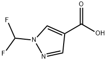 1-(2,2-Difluoroethyl)-1H-pyrazole-4-carboxylic acid Structure