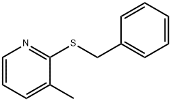 3-메틸-2-(페닐메틸티오)-피리딘 구조식 이미지