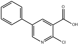 2-Chloro-5-phenylnicotinic acid Structure