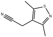 3,5-Dimethyl-4-isothiazoleacetonitrile Structure