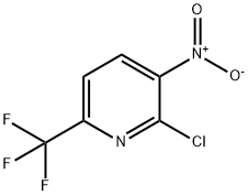 2-Chloro-3-Nitro-6-Trifluoromethyl Pyridine 구조식 이미지