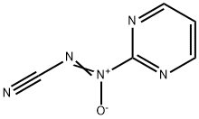 디아젠카보니트릴,2-피리미디닐-,2-옥사이드(9CI) 구조식 이미지