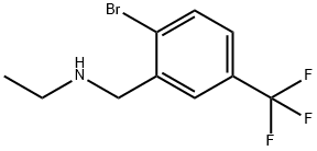 2-BROMO-N-ETHYL-5-(트리플루오로메틸)-벤젠메타민 구조식 이미지