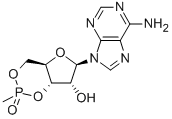 아데노신3',5'-시클릭메틸포스포네이트 구조식 이미지