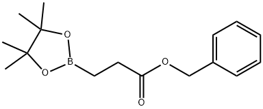 Benzyl 3-(tetraMethyl-1,3,2-dioxaborolan-2-yl)propanoate Structure