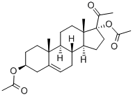 17ALPHA-HYDROXYPREGNENOLONE-3,17-DIACETATE Structure