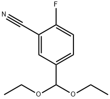 5-(Diethoxymethyl)-2-fluorobenzonitrile Structure