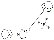 1,3-Di(1-adamantyl)imidazolinium Tetrafluoroborate Structure