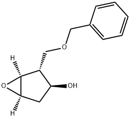 (1S,2R,3S,5R)-2-(Benzyloxymethyl)-6-oxabicyclo[3.1.0]hexan-3-ol 구조식 이미지