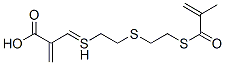 Thiomethacrylic acid S-[2-[2-(2-methylacryloylthio)ethylthio]ethyl] ester Structure