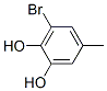 1,2-Benzenediol, 3-bromo-5-methyl- (9CI) Structure