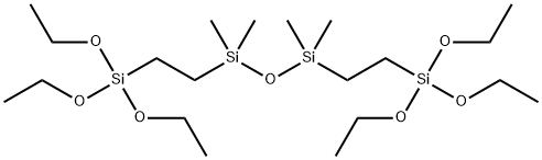 1,3-BIS(TRIETHOXYSILYLETHYL)TETRAMETHYLDISILOXANE Structure