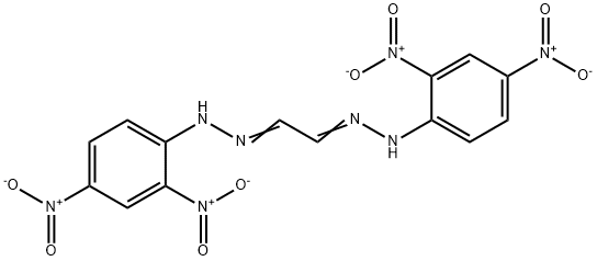 Glyoxal bis[(2,4-dinitrophenyl)hydrazone] Structure