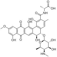 Pradimicin B Structure