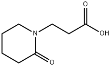 3-(2-oxopiperidin-1-yl)propanoic acid Structure
