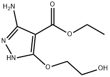 ethyl 3-aMino-5-(2-hydroxyethoxy)-1H-pyrazole-4-carboxylate Structure