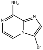 3-BROMOIMIDAZO[1,2-A]PYRAZIN-8-AMINE Structure