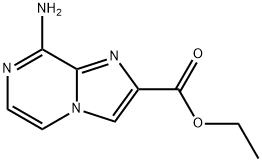 Imidazo[1,2-a]pyrazine-2-carboxylic acid, 8-amino-, ethyl ester (9CI) Structure