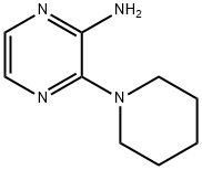 2-AMINO-3-PIPERIDIN-1-YLPYRAZINE Structure