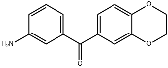 (3-Aminophenyl)(2,3-dihydro-1,4-benzodioxin-6-yl)methanone Structure