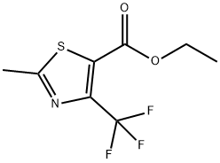 ETHYL 4-(TRIFLUOROMETHYL)-2-METHYLTHIAZOLE-5-CARBOXYLATE 구조식 이미지