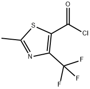 2-Methyl-4-(trifluoromethyl)-1,3-thiazole-5-carbonyl chloride , 97% 구조식 이미지