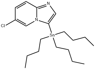 6-Chloro-3-(tributylstannyl)-iMidazo[1,2-a]pyridine Structure