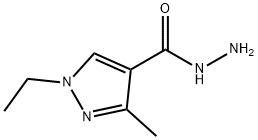 1-ethyl-3-methyl-1H-pyrazole-4-carbohydrazide(SALTDATA: FREE) Structure