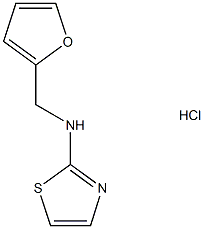 N-(2-furylmethyl)-1,3-thiazol-2-amine hydrochloride 구조식 이미지