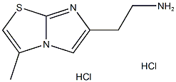 2-(3-Methylimidazo[2,1-b][1,3]thiazol-6-yl)ethanamine dihydrochloride 구조식 이미지