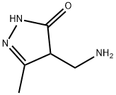 4-(AMinoMethyl)-2,4-dihydro-5-Methyl-3H-pyrazol-3-one Structure