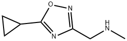 1-(5-시클로프로필-1,2,4-옥사디아졸-3-일)-N-메틸메탄아민 구조식 이미지
