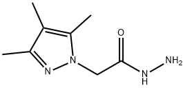 2-(3,4,5-trimethyl-1H-pyrazol-1-yl)acetohydrazide(SALTDATA: FREE) Structure