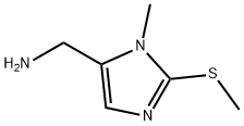 1-[1-methyl-2-(methylthio)-1H-imidazol-5-yl]methanamine(SALTDATA: 2HCl 0.1H2O) 구조식 이미지