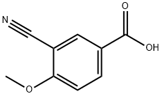 3-CYANO-4-METHOXYBENZOIC ACID Structure