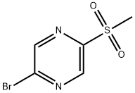 2-broMo-5-(Methylsulfonyl)pyrazine Structure