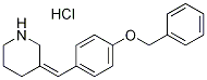 3-(4-(벤질옥시)벤질리덴)피페리딘염화수소 구조식 이미지