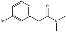2-(3-Bromophenyl)-N,N-dimethylacetamide Structure