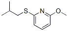 Pyridine, 2-methoxy-6-[(2-methylpropyl)thio]- (9CI) Structure