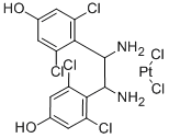 (1,2-bis(2,6-dichloro-4-hydroxyphenyl)ethylenediamine)dichloroplatinum (II) Structure