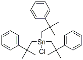 chlorotris(2-methyl-2-phenylpropyl)stannane  Structure