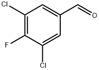 3,5-Dichloro-4-fluorobenzaldehyde 구조식 이미지