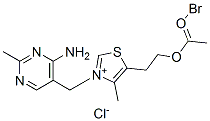 O-bromoacetylthiamine 구조식 이미지
